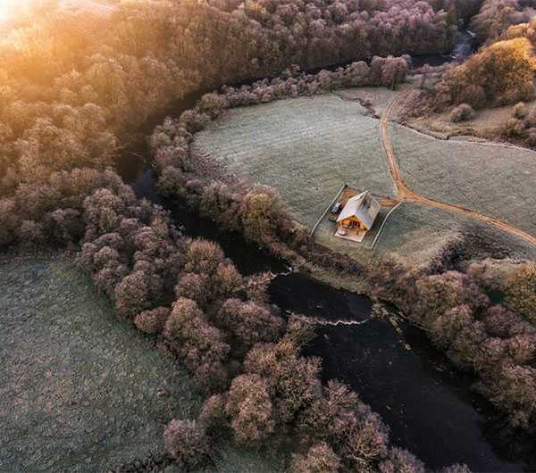 hidden river cabins wedding venue north east