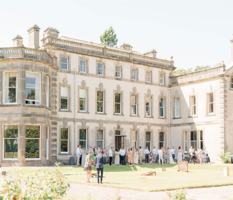 wedding venue and grounds exterior